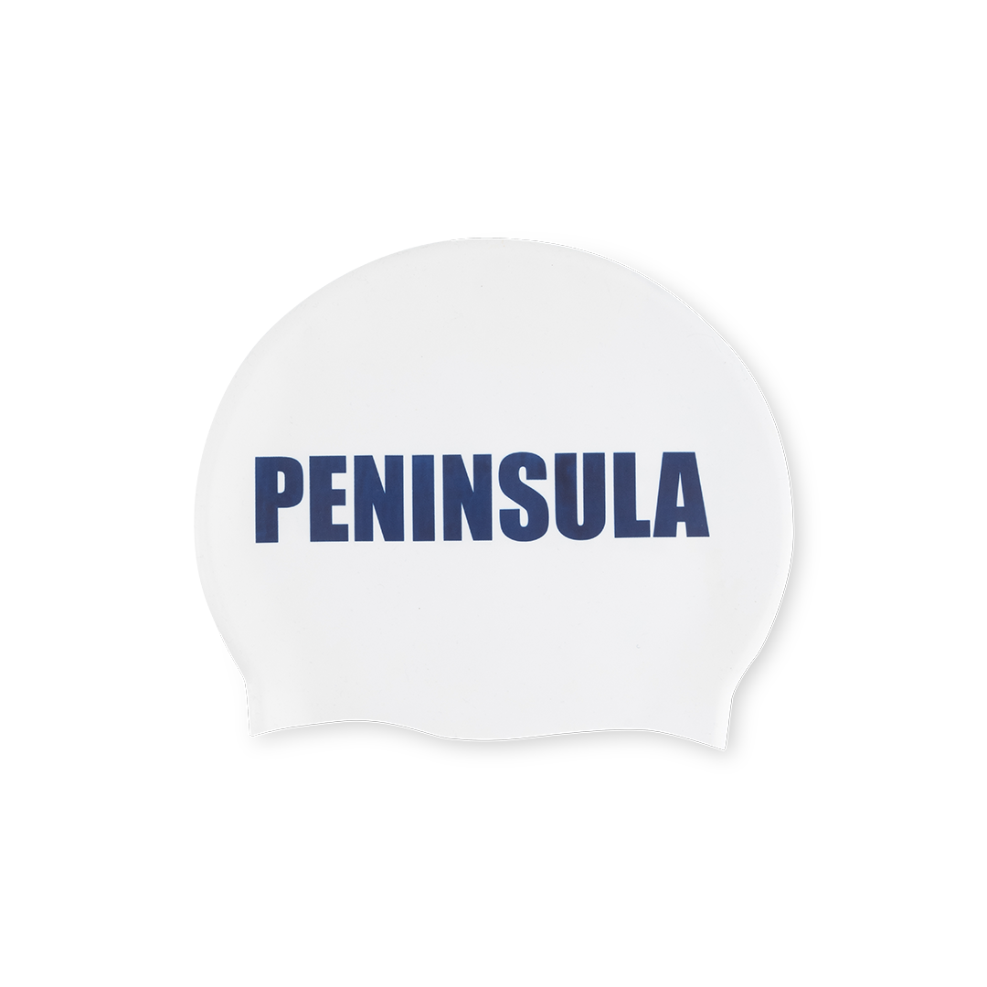 Peninsula Grammar AGSV Swim Cap (White)