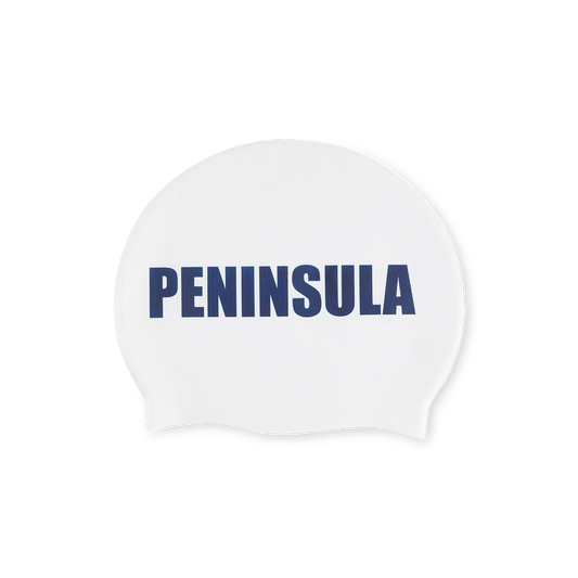 Peninsula Grammar AGSV Swim Cap (White)