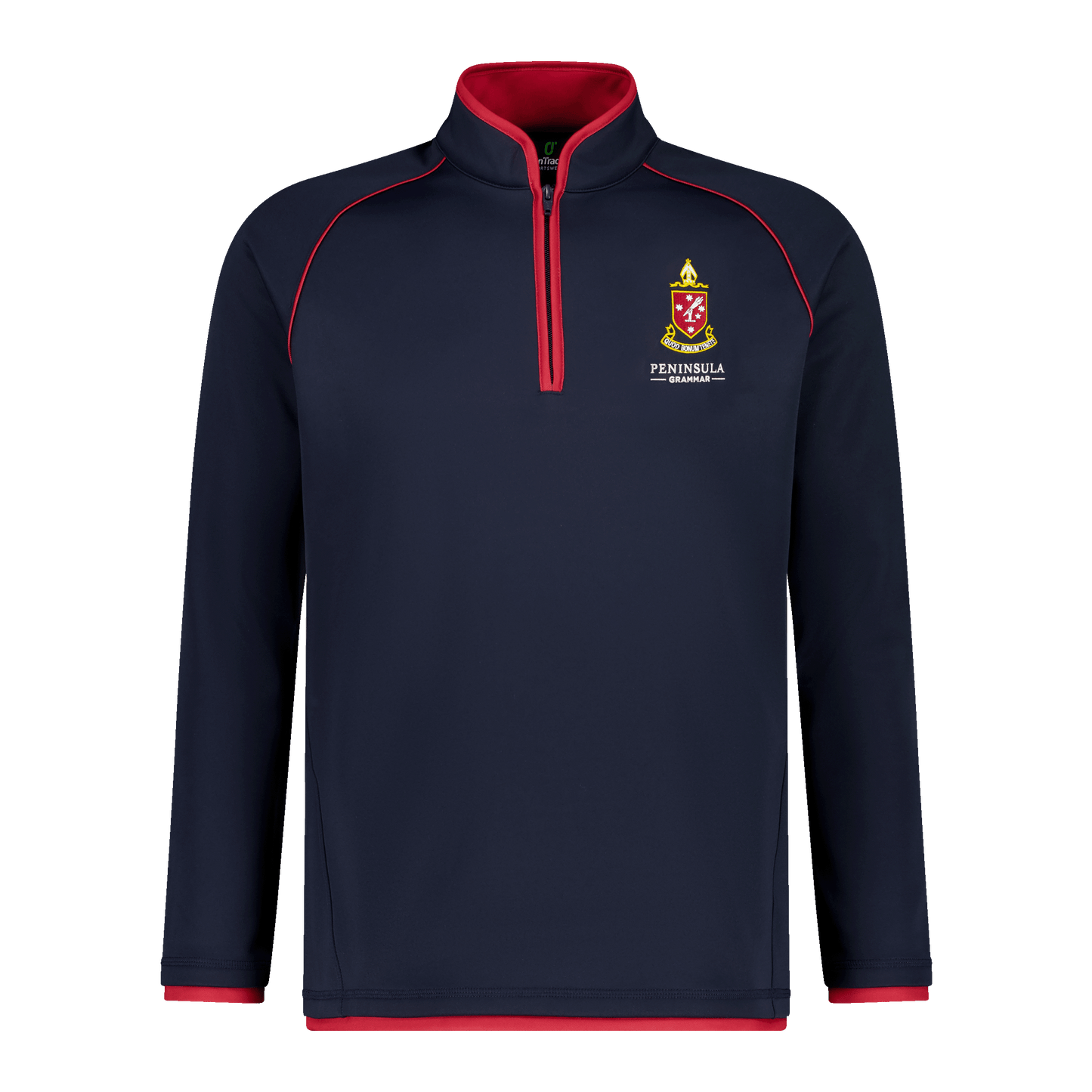 Quarter Zip Long Sleeve Top