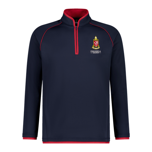 Quarter Zip Long Sleeve Top
