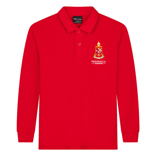 ECC Red Polo - Long Sleeve
