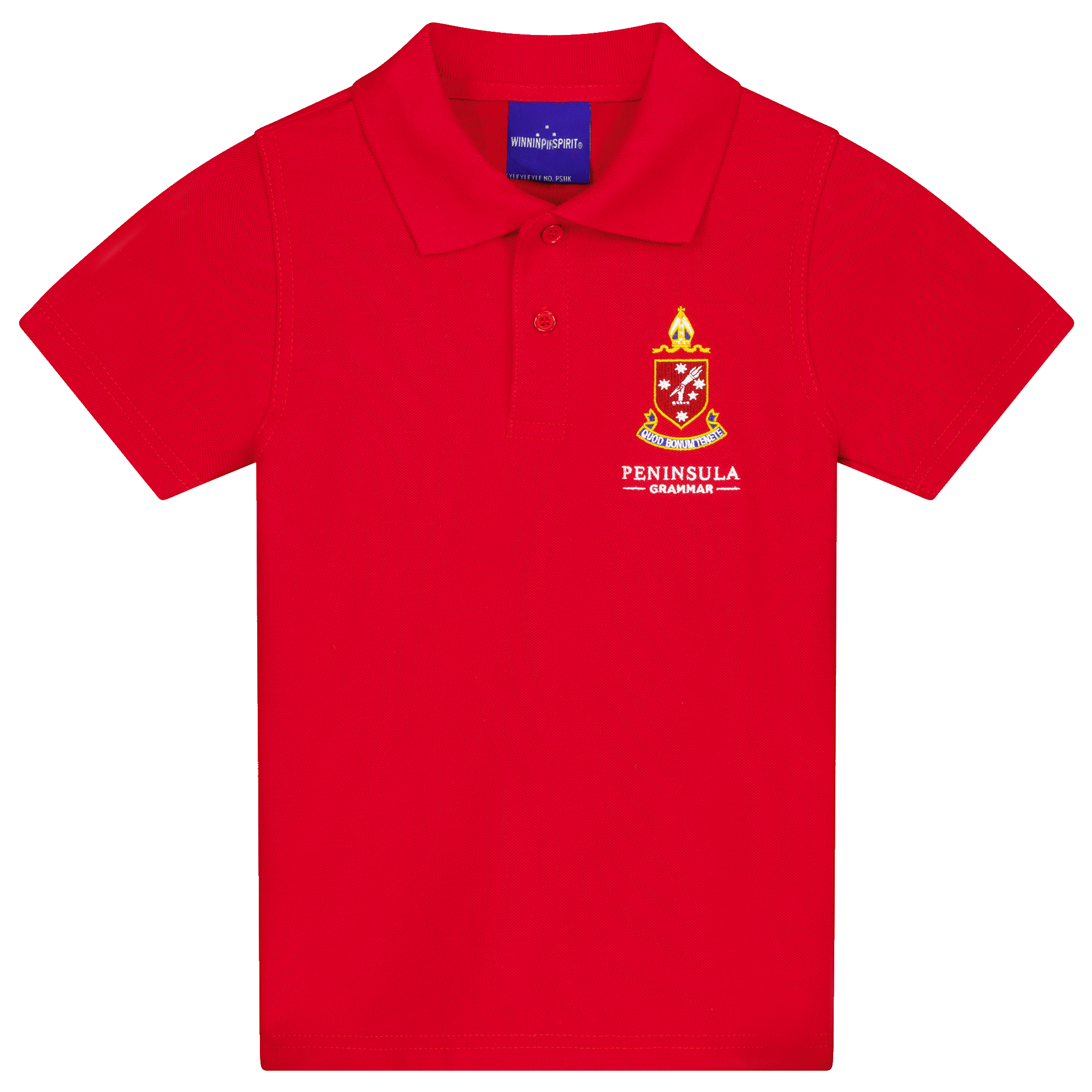 ECC Red Polo - Short Sleeve – Peninsula Grammar