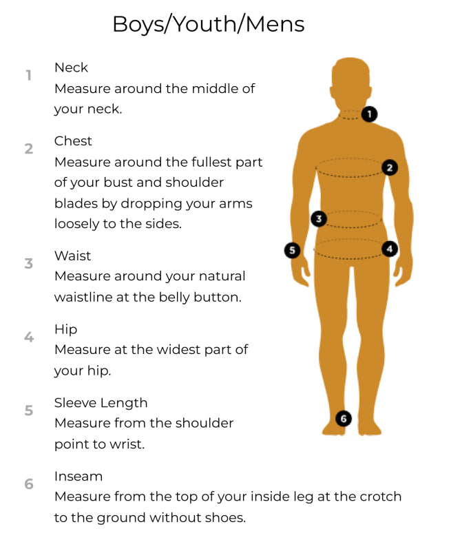 Sizing Guide – Peninsula Grammar